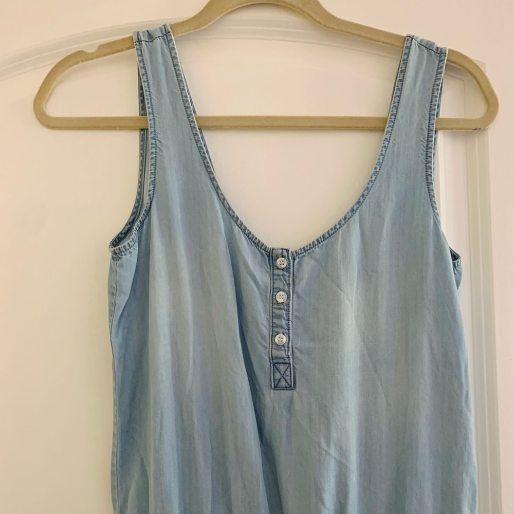 Atwell chic washed denim overall